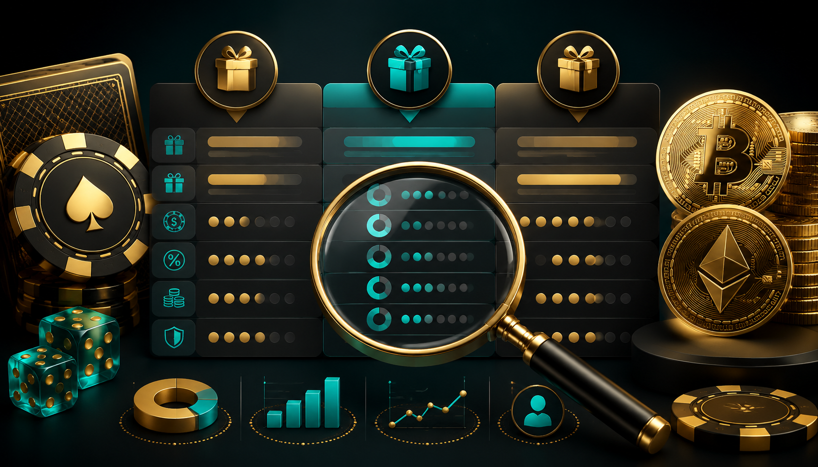 Casino bonus comparison with wagering requirements and cryptocurrency